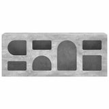 Mobile TV ELST 100 x 35 x 40 cm Grigio cemento