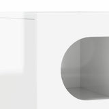 Mobile TV ELST 100 x 35 x 40 cm Bianco Lucido Legno truciolato