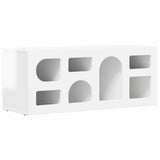 Mobile TV ELST 100 x 35 x 40 cm Bianco Lucido Legno truciolato