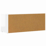 Mobile TV ELST 100 x 35 x 40 cm Bianco Lucido Legno truciolato