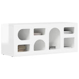 Mobile TV ELST 100 x 35 x 40 cm Bianco Lucido Legno truciolato
