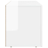 Mobile TV ELST 100 x 35 x 40 cm Bianco Lucido Legno truciolato