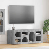 Mobile TV Grigio Sonoma 100 x 35 x 40 cm Legno truciolato