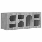Mobile TV Grigio Sonoma 100 x 35 x 40 cm Legno truciolato