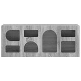 Mobile TV Grigio Sonoma 100 x 35 x 40 cm Legno truciolato