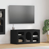 Mobile TV ELST 80 x 35 x 40 cm Nero Legno truciolato