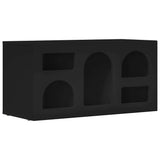 Mobile TV ELST 80 x 35 x 40 cm Nero Legno truciolato