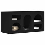 Mobile TV ELST 80 x 35 x 40 cm Nero Legno truciolato