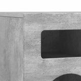 Mobile TV ELST 80 x 35 x 40 cm Grigio cemento Legno truciolato