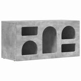 Mobile TV ELST 80 x 35 x 40 cm Grigio cemento Legno truciolato
