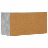 Mobile TV ELST 80 x 35 x 40 cm Grigio cemento Legno truciolato