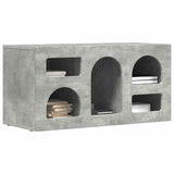Mobile TV ELST 80 x 35 x 40 cm Grigio cemento Legno truciolato