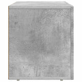 Mobile TV ELST 80 x 35 x 40 cm Grigio cemento Legno truciolato