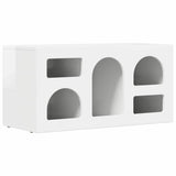 Mobile TV ELST 80 x 35 x 40 cm Bianco Lucido Legno truciolato