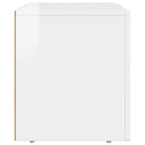 Mobile TV ELST 80 x 35 x 40 cm Bianco Lucido Legno truciolato