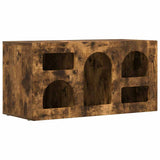 Mobile TV ELST 80 x 35 x 40 cm Rovere fumé Legno truciolato