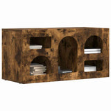 Mobile TV ELST 80 x 35 x 40 cm Rovere fumé Legno truciolato