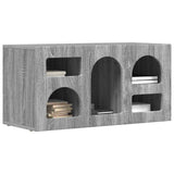Mobile TV ELST 80 x 35 x 40 cm Grigio Sonoma Legno truciolato