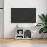 Mobile TV ELST 60 x 35 x 40 cm Grigio cemento Legno truciolato