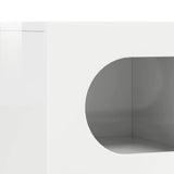 Mobile TV ELST 60 x 35 x 40 cm Bianco Lucido Legno truciolato