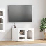 Mobile TV ELST 60 x 35 x 40 cm Bianco Lucido Legno truciolato