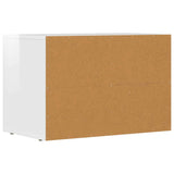 Mobile TV ELST 60 x 35 x 40 cm Bianco Lucido Legno truciolato