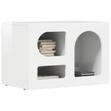 Mobile TV ELST 60 x 35 x 40 cm Bianco Lucido Legno truciolato