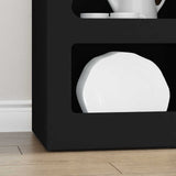 Credenza ELST Nero 40 x 35 x 100,5 cm Legno truciolato