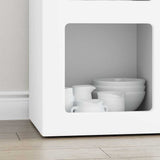 Credenza ELST Bianco 59 x 35 x 80.5 cm Legno truciolato