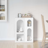 Credenza ELST Bianco Lucido 59 x 35 x 80.5 cm Legno truciolato