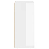 Credenza ELST Bianco Lucido 59 x 35 x 80.5 cm Legno truciolato