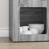 Credenza Grigio Sonoma 59 x 35 x 80.5 cm Legno truciolato