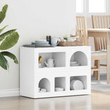 Credenza ELST Bianco 80.5 x 35 x 59 cm Legno truciolato