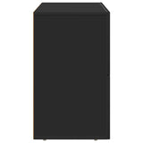 Credenza ELST Nero 80.5 x 35 x 59 cm Legno truciolato