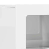Credenza ELST Bianco Lucido 80.5 x 35 x 59 cm Legno truciolato