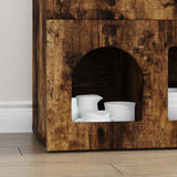 Credenza ELST Rovere fumé 80.5 x 35 x 59 cm Legno truciolato