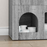 Credenza ELST Grigio Sonoma 80.5 x 35 x 59 cm Legno truciolato