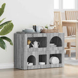 Credenza ELST Grigio Sonoma 80.5 x 35 x 59 cm Legno truciolato