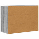 Credenza ELST Grigio Sonoma 80.5 x 35 x 59 cm Legno truciolato