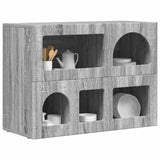 Credenza ELST Grigio Sonoma 80.5 x 35 x 59 cm Legno truciolato