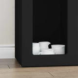 Credenza ELST Nero 59 x 35 x 100,5 cm Legno truciolato