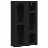 Armadio pensile ELST Nero 59 x 20 x 100 cm Legno ingegnerizzato