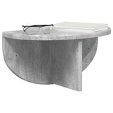 Scaffale da parete 2 pcs Grigio cemento 38 x 19 x 19 cm
