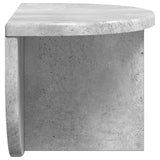 Scaffale da parete 2 pcs Grigio cemento 38 x 19 x 19 cm