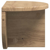 Scaffale da parete A parete 2 pcs Rovere artigianale