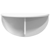 Scaffale da parete Bianco 48 x 24 x 24 cm Legno truciolato