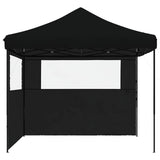 Tenda Party Nero 292 x 292 x 315 cm Tessuto Oxford