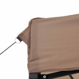 Tenda Party Marrone 279 x 410 x 315 cm Tessuto Oxford