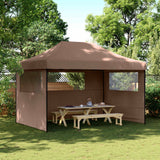 Tenda Party Marrone 279 x 410 x 315 cm Tessuto Oxford