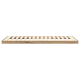 Struttura letto a terra Rovere artigianale 90 x 190 cm
